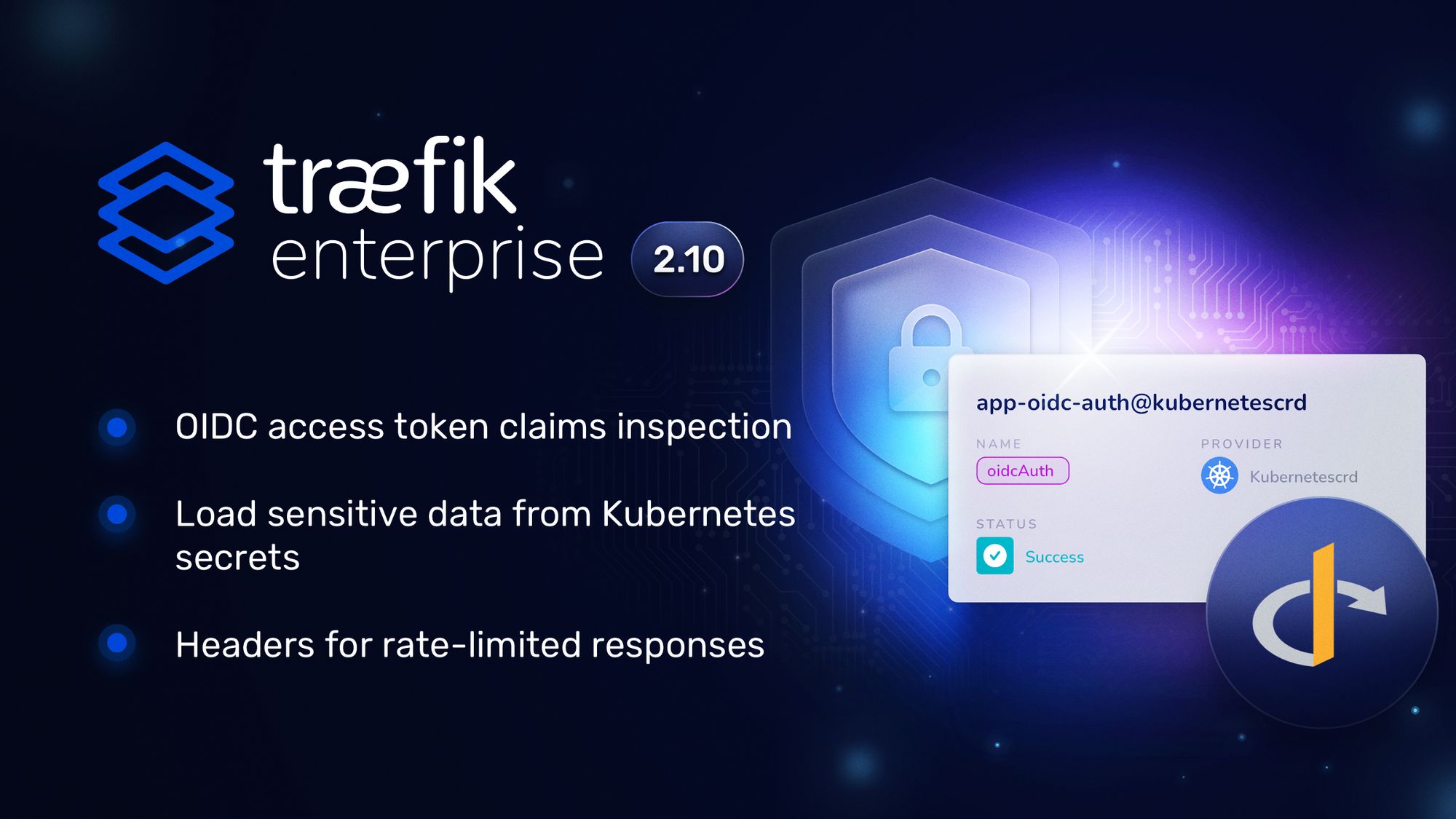 Traefik Enterprise 2.10 with support for claim data in OIDC access tokens