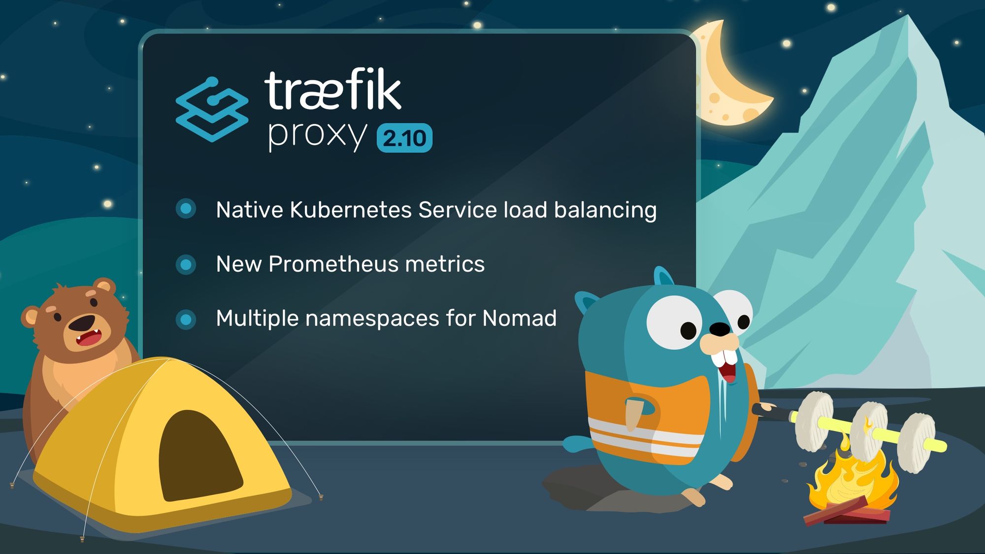 Traefik Proxy 2.10 with improved native Kubernetes Service load balancing, new Prometheus metrics, new API group